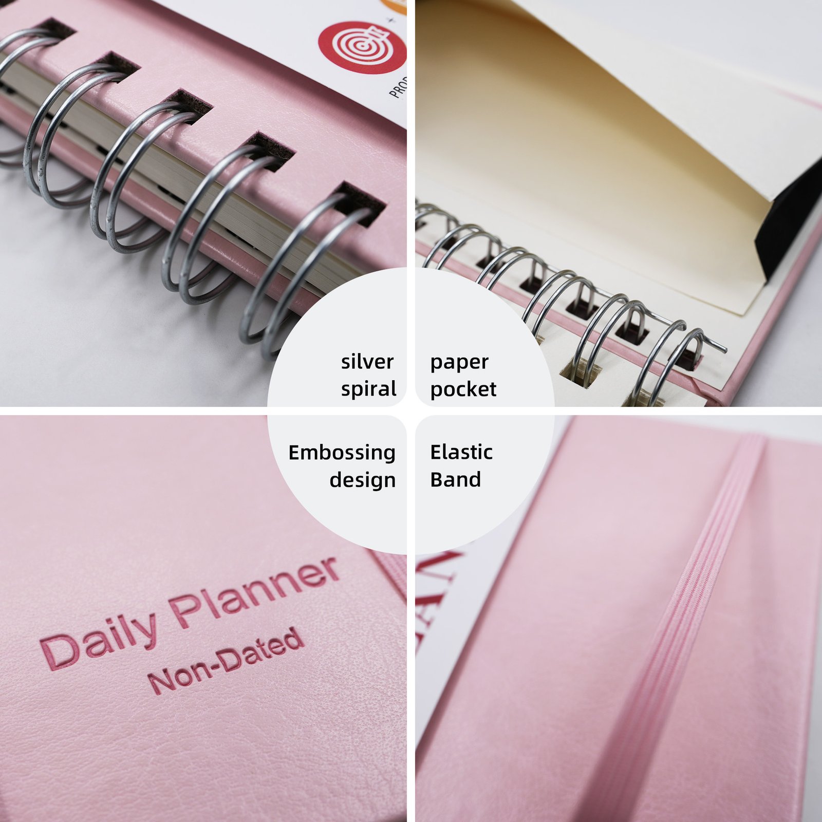 custom a5 pu notebook 2027 agenda planner for corporate gifts