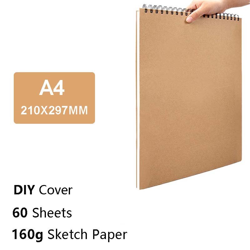a3 kraft spiral sketch book 160gsm 30 sheets for artist drawing (复制) a3 kraft spiral sketch book 160gsm 30 sheets for artist drawing (复制)