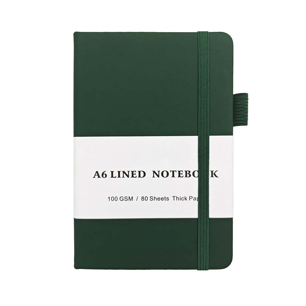 oem a5 green pu leather notebook with pen loop, dotted page (复制) oem a5 green pu leather notebook with pen loop, dotted page (复制)