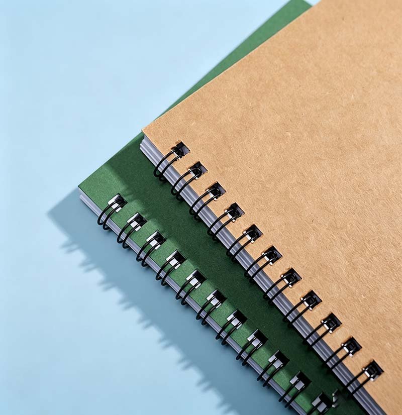 Bulk A5 Spiral Bound Notebook Customized For Promotion custom kraft spiral notebook, recycled wholesale journal