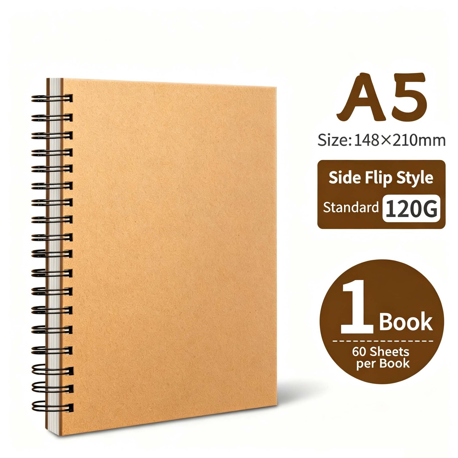 wholesale a4 kraft sketchbook 160g drawing paper spiral bound (复制) wholesale a4 kraft sketchbook 160g drawing paper spiral bound (复制)