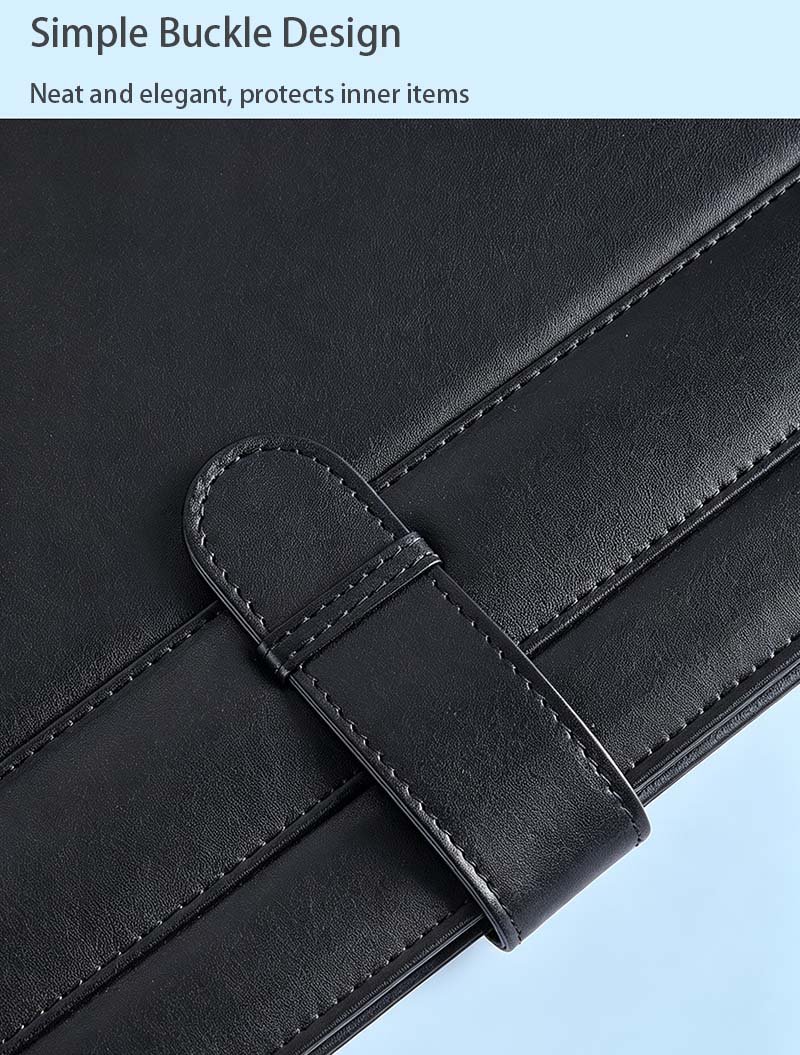 Business A4 Portfolio Folder PU Leather Document Organizer x1 (3)