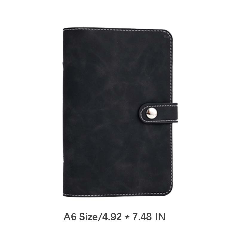 custom small a6 pu leather snap button pocket notebook custom small a6 pu leather snap button pocket notebook