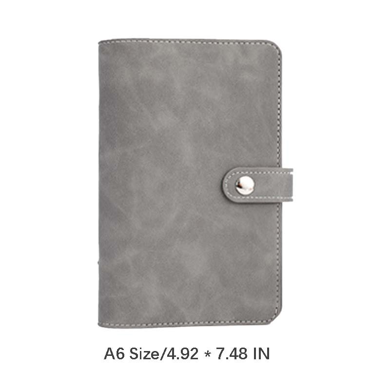 custom small a6 pu leather snap button pocket notebook custom small a6 pu leather snap button pocket notebook