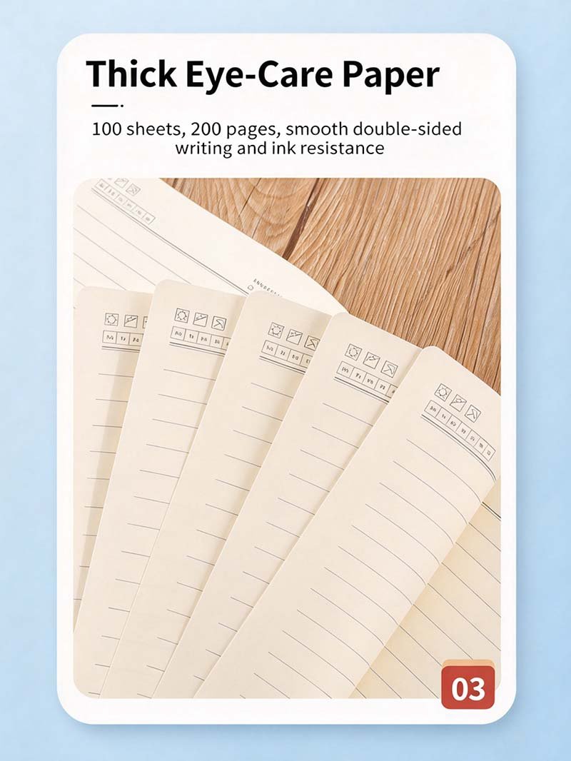 Custom A5 PU Leather Notebook Magnetic Closure Business Journal x6