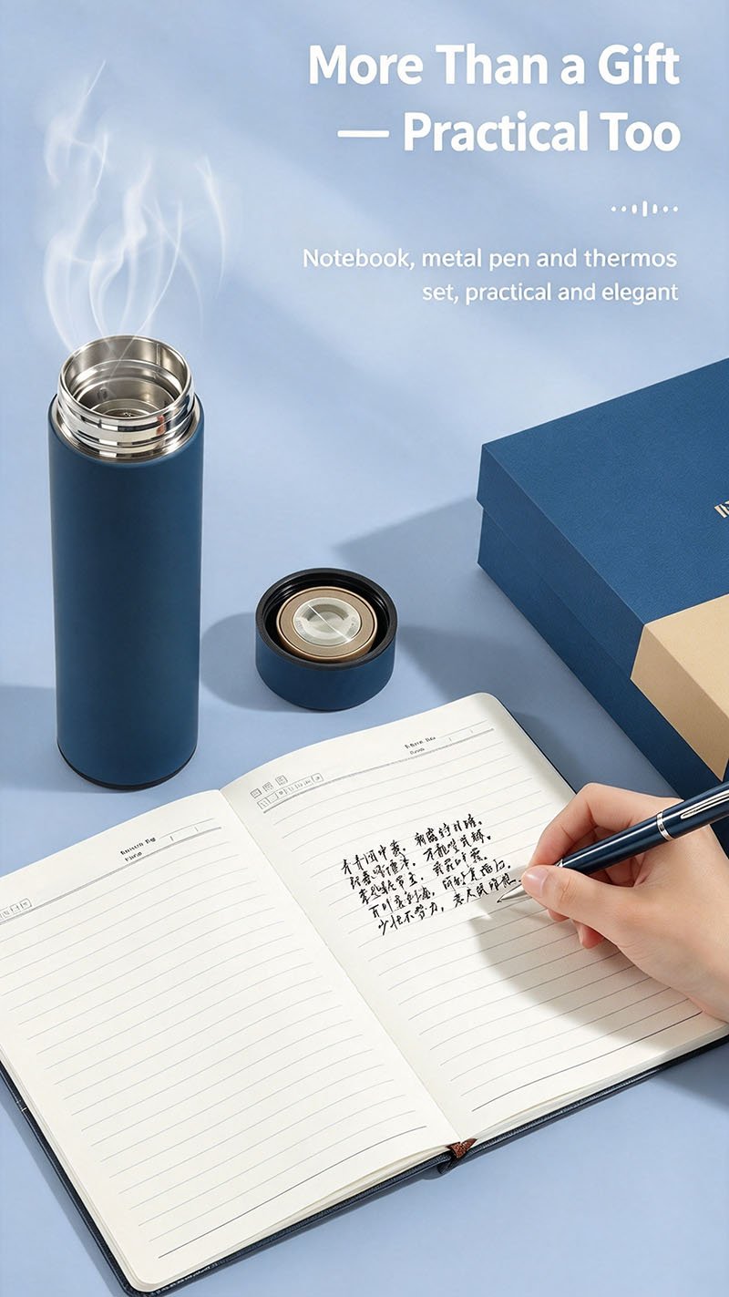 Premium A5 Notebook Gift Set for Conference Event Giveaway Kit x3